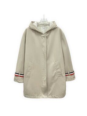 Thom Browne khaki hooded jacket